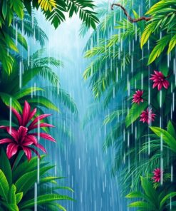 Rain Showers Paint Numbers