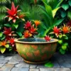 Realistic Tropical Watering Trough Paint By Numbers