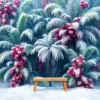 Realistic Tropical Winter Frost Paint By Numbers