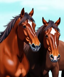 Bay Steeds Paint Numbers