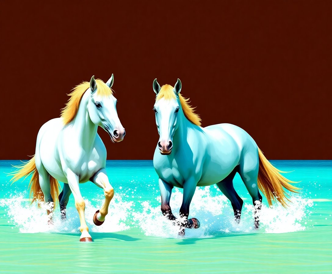 realistic-turquoise-bay-steeds-paint-by-numbers-kit