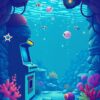 Underwater Arcade Paint Numbers
