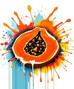Papaya Splash Paint Numbers