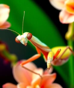 Realistic Vanilla Orchid Mantis Paint By Numbers
