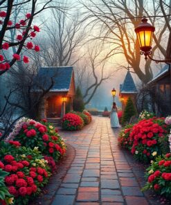 Botanical Path Paint Numbers