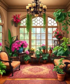 Botanical Room Paint Numbers