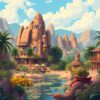 Victorian Oasis Paint Numbers
