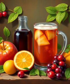 Realistic Vintage Fruit Brew Paint By Numbers