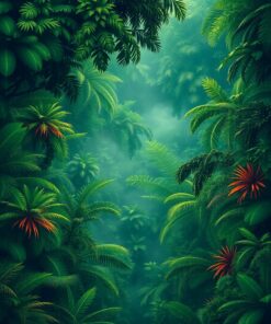 Jungle Aerial Paint Numbers