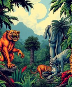 Jungle Header Paint Numbers