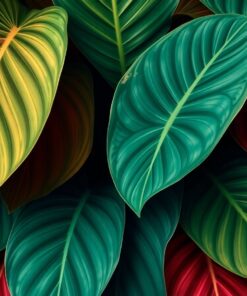 Monstera Frond Paint Numbers