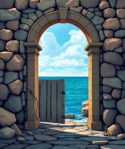 Sea Gates Paint Numbers