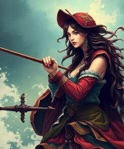 Realistic Vintage Sea Huntress Paint By Numbers