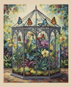 Realistic Wardian Butterfly Case Paint By Numbers