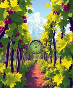 Among Vines Paint Numbers