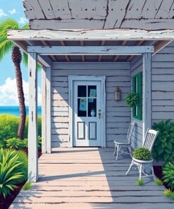 Island Porch Paint Numbers
