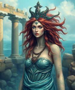 Sea Goddess Paint Numbers