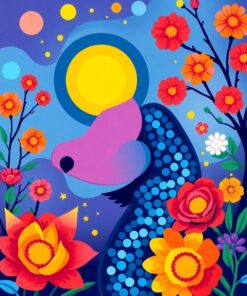 Glass Romance Paint Numbers