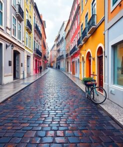 Lisbon Cobblestones Paint Numbers