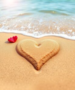Sand Heart Paint Numbers