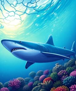 Shark Journey Paint Numbers