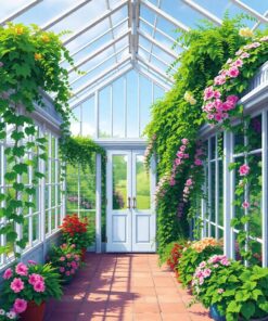 Glasshouse Vines Paint Numbers