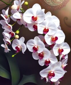 Orchid Cascade Paint Numbers