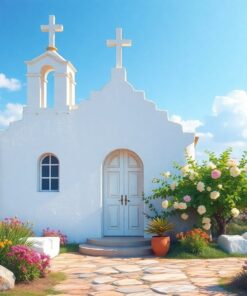 Island Chapel Paint Numbers