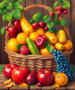 Fruit Bounty Paint Numbers