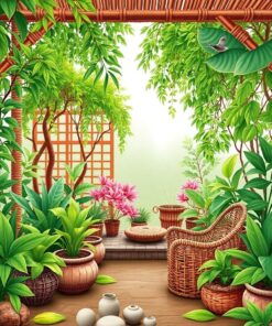 Matcha Oasis Paint Numbers