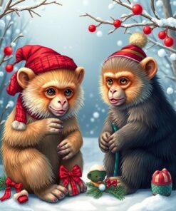 Primate Toys Paint Numbers