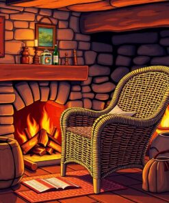 Hearth Armchair Paint Numbers