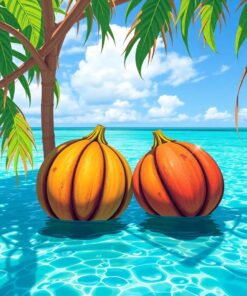 Mat Papayas Paint Numbers