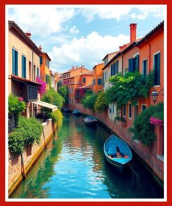 Tropical Canal Paint Numbers