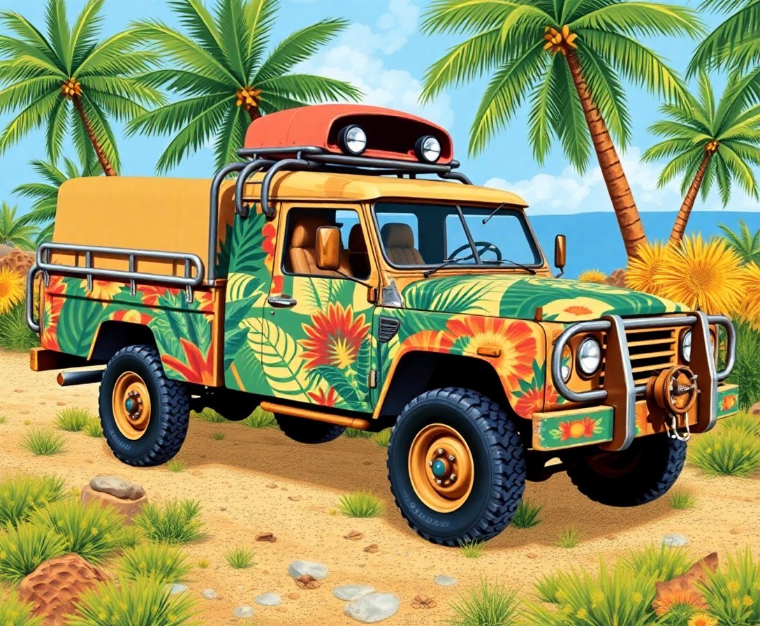 reclaimed-tropical-safari-truck-paint-by-numbers-kit