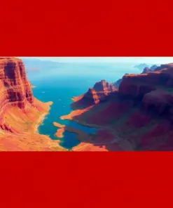 Red Earth Island Track Paint By Numbers