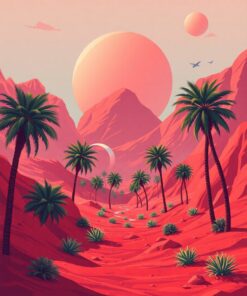 Palm Oasis Paint Numbers