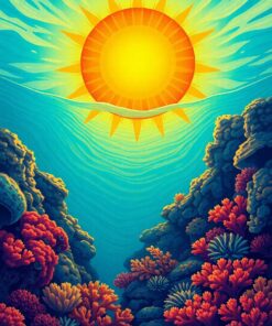 Vintage Sun Paint Numbers