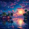 Midnight Waters Paint Numbers