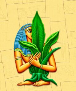 Relic Clasping Green Frond Paint By Numbers