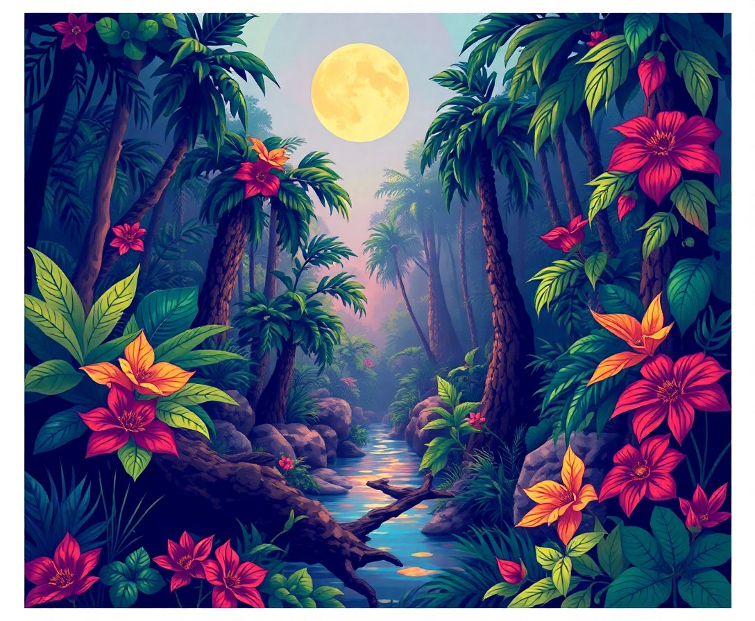 relic-of-the-jungle-paint-by-numbers-kit-mystical-art