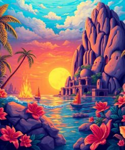 Relic Of Tropical Atlantis Paint By Numbers