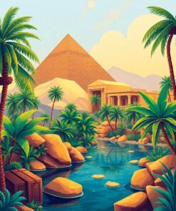 Tropical Oasis Paint Numbers