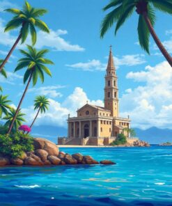 Tropical Shores Paint Numbers