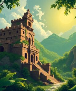 Jungle Sun Paint Numbers