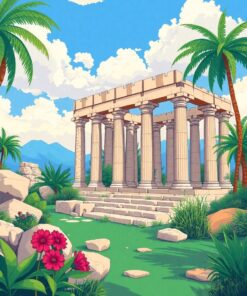 Tropical Antiquity Paint Numbers