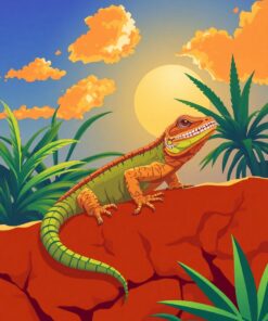 Sunlit Terracotta Paint Numbers