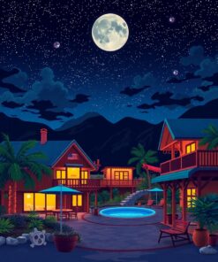 Dark Skies Paint Numbers