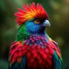 Resplendent Quetzal Portrait paint by numbers