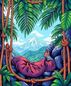 Tropical Ropes Paint Numbers